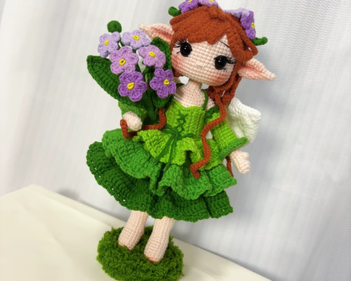 毛糸 手作り 編みぐるみ ニット人形 置物 誕生日 プレゼント【可愛い