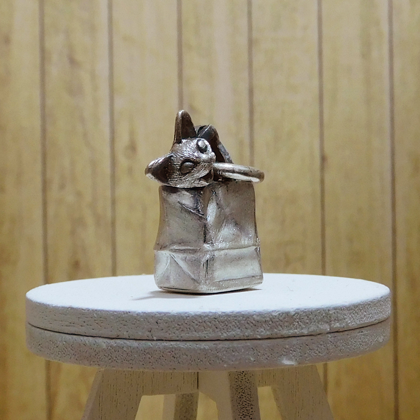 猫袋ペンダント