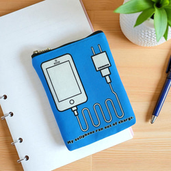 充電器ケース（ブルー） 1枚目の画像