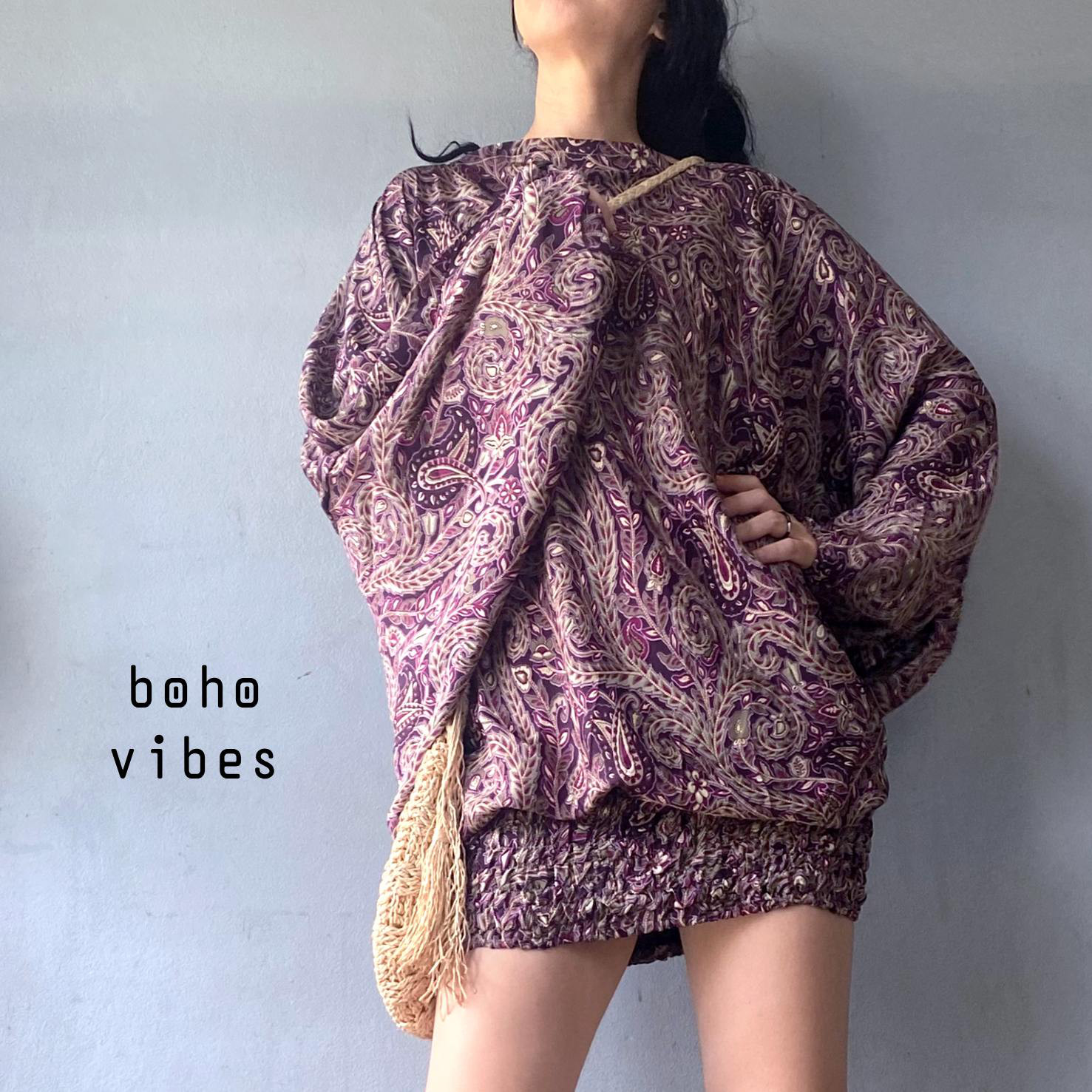 *2ウェイ*インドサリーリメイク◎トップスにもなるアラジンパンツ 05