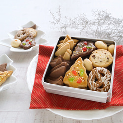 「クリスマスミニクッキー缶とガレットのセット＜大＞」Ｘｍａｓラッピング無料サービス中♪Creema限定クリスマス2025 3枚目の画像
