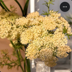 光触媒　人工観葉植物　ウォールグリーン　フェイクグリーン　花器付きレースフラワー 4枚目の画像