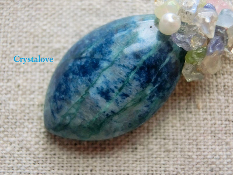 【Amulet】高次の愛の次元へ クォンタムクアトロシリカ マクラ ペンダント