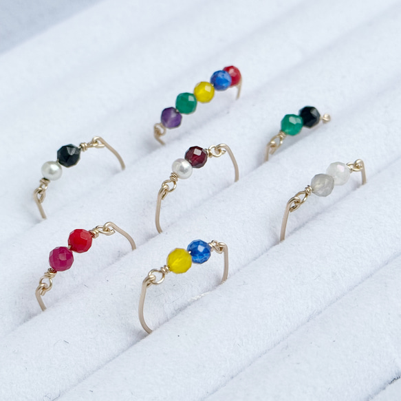 【選べるお得な2点セット】“推し”といつも一緒｜2粒から選べる カスタムアクセサリー Color Me Stone 10枚目の画像