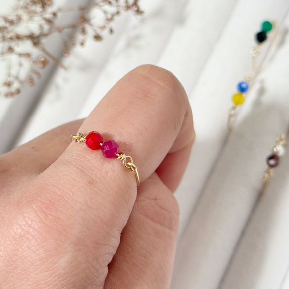 【選べるお得な2点セット】“推し”といつも一緒｜2粒から選べる カスタムアクセサリー Color Me Stone 11枚目の画像