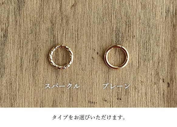 ✨10月誕生石✨ プレシャスオパール＜ドロップ・ブリオレット＞のチャーム（K14GF） 6枚目の画像