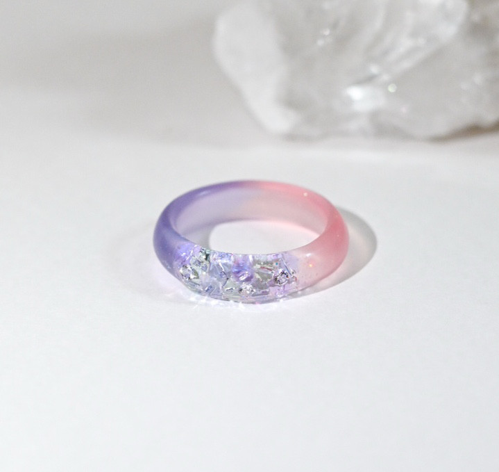 夢の中ring／紫陽花ピンク×パープル