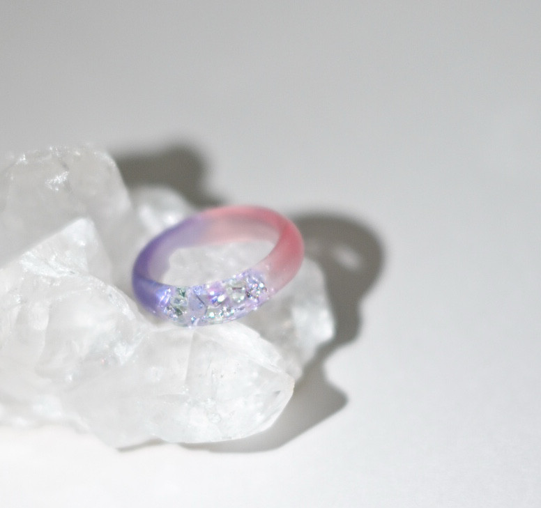 夢の中ring／紫陽花ピンク×パープル
