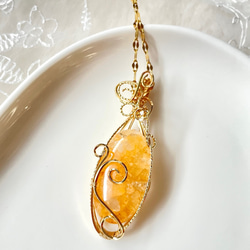 ラリマー ペンダントトップ ( 天然石 天然石アクセサリー ワイヤー