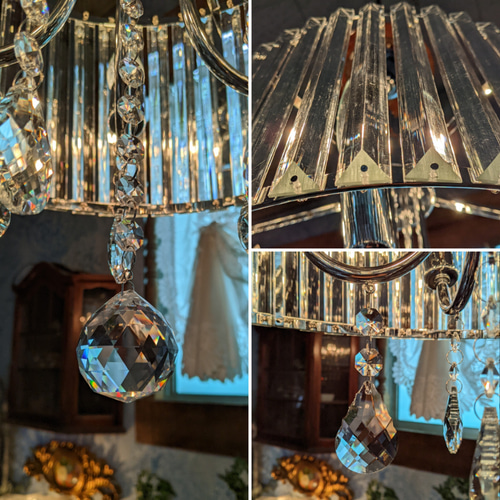 高級店仕様 円形型 豪華なシャンデリア クリスタルガラス シーリング