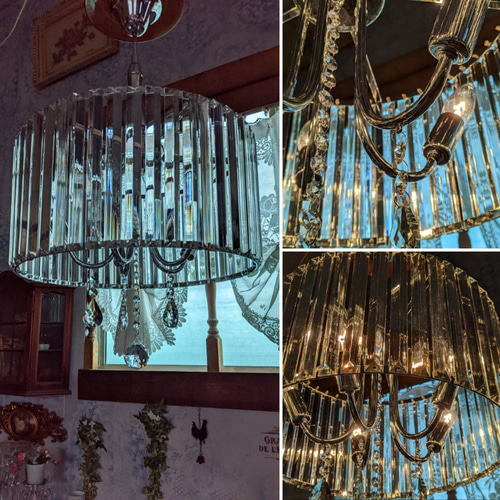 高級店仕様 円形型 豪華なシャンデリア クリスタルガラス シーリング