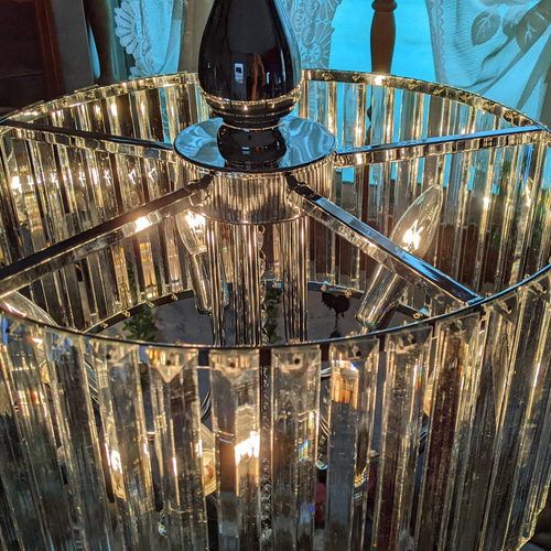 高級店仕様 円形型 豪華なシャンデリア クリスタルガラス シーリング