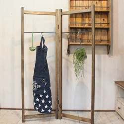 ホワイトシャビーなコレクションラック 棚・シェルフ・ラック