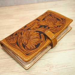 海外購入 本革キャップ 手彫りカービング 海外購入 本革キャップ