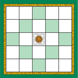 King's Valley　ボードゲーム　セルフプリントボード 4枚目の画像