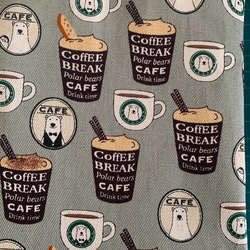 エコティッシュカバー☆マスクストッカー♪行ってみたいな♡白くまカフェ♪くすみ2カラー 4枚目の画像