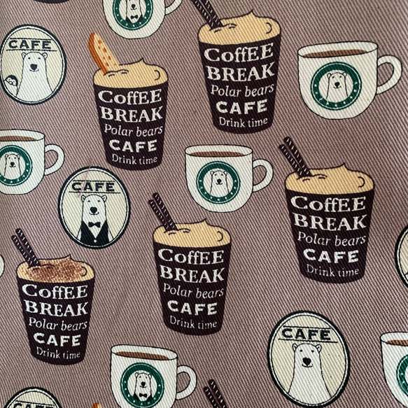 エコティッシュカバー☆マスクストッカー♪行ってみたいな♡白くまカフェ♪くすみ2カラー 3枚目の画像