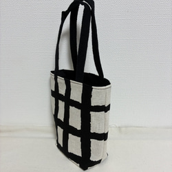 大人気❤️ペイントチェックのドリンクホルダー❤️ボトルカバーバッグ❤︎タンブラーホルダー 2枚目の画像