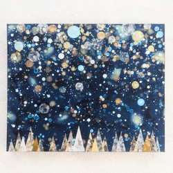 油絵 油彩 油彩画 絵 絵画 【青い月】F4号 絵画 HR 通販 19285734