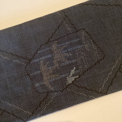 【新品】正絹　半幅帯　大島　リバーシブル　長尺 3枚目の画像