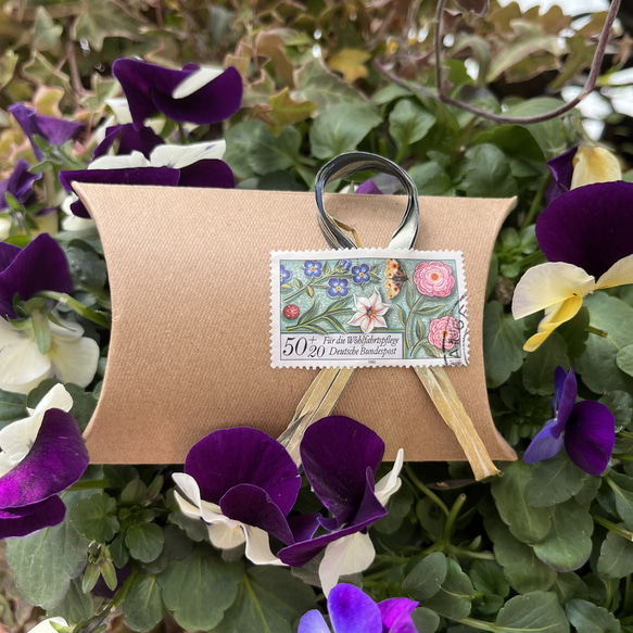 〔ピルケース〕おしゃれでかわいい！持ち運びしやすい外国切手のケース ドイツ 舞台衣装 緑　ラッピング無料！プレゼントにも 13枚目の画像