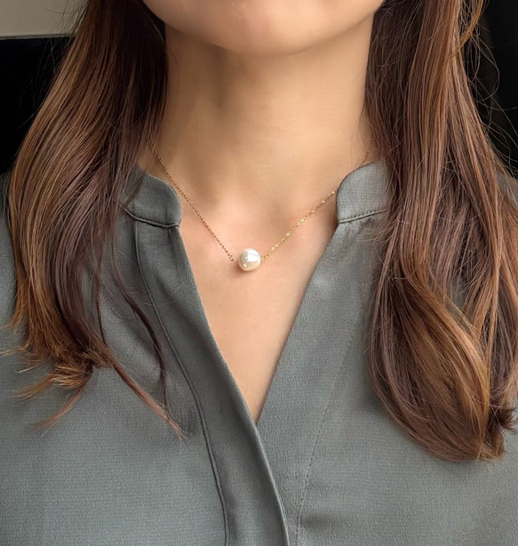 【ラッピング付き✴︎*】選べる2点SET★貝パールネックレスとピアス/イヤリング★Xmasギフト 14枚目の画像