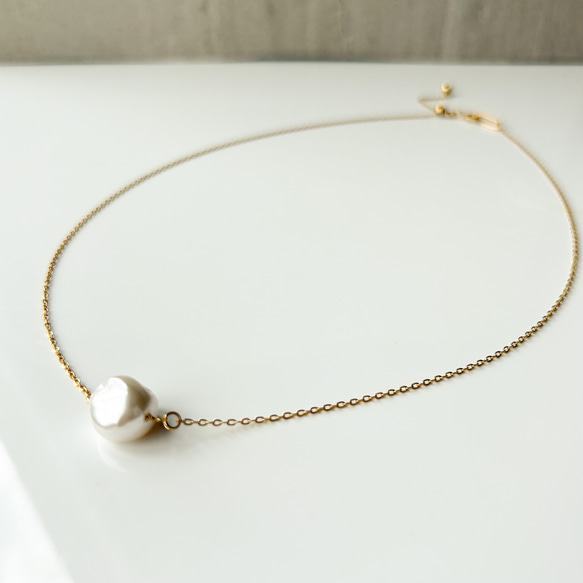 【ラッピング付き✴︎*】選べる2点SET★貝パールネックレスとピアス/イヤリング★Xmasギフト 11枚目の画像