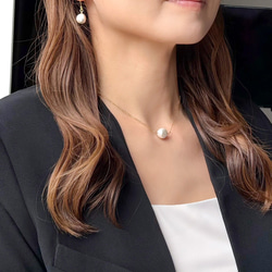 【ラッピング付き✴︎*】選べる2点SET★貝パールネックレスとピアス/イヤリング★Xmasギフト 6枚目の画像