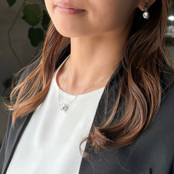 【ラッピング付き✴︎*】選べる2点SET★貝パールネックレスとピアス/イヤリング★Xmasギフト 9枚目の画像