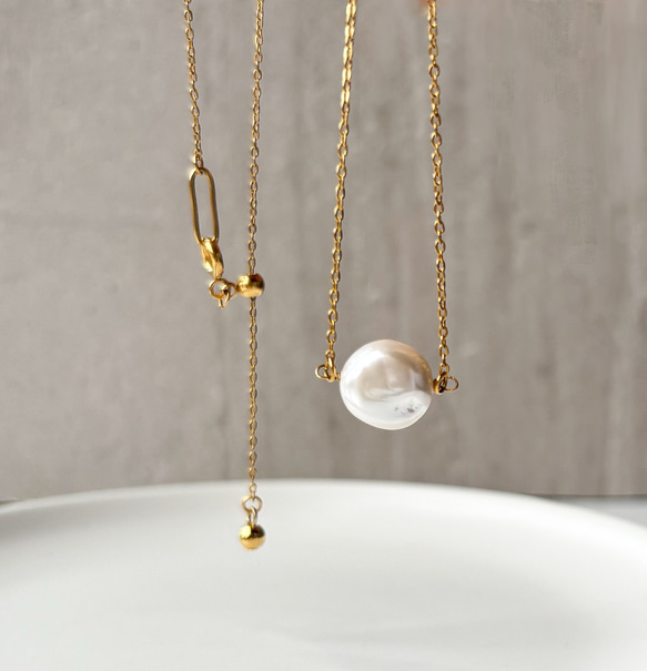 【ラッピング付き✴︎*】選べる2点SET★貝パールネックレスとピアス/イヤリング★Xmasギフト 17枚目の画像