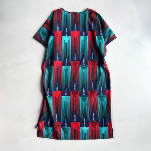 アフリカンワックスプリントワンピース Mafungu ワンピース THOKOZILE