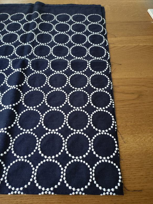 *受注製作*ミナペルホネン*タンバリン ネイビー×ホワイト mina perhonen*iPhoneケース 3枚目の画像