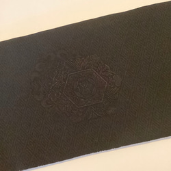 【新品】正絹半幅帯　長尺　オリジナル　リバーシブル　繋ぎ目の無い帯 8枚目の画像