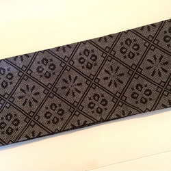 【新品】正絹半幅帯　長尺　オリジナル　リバーシブル　繋ぎ目の無い帯 4枚目の画像