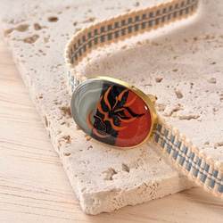 【新品】正絹半幅帯　長尺　オリジナル　リバーシブル　繋ぎ目の無い帯 10枚目の画像