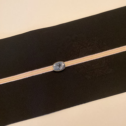 【新品】正絹半幅帯　長尺　オリジナル　リバーシブル　繋ぎ目の無い帯 6枚目の画像