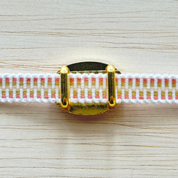 【新品】正絹半幅帯　長尺　オリジナル　リバーシブル　繋ぎ目の無い帯 14枚目の画像