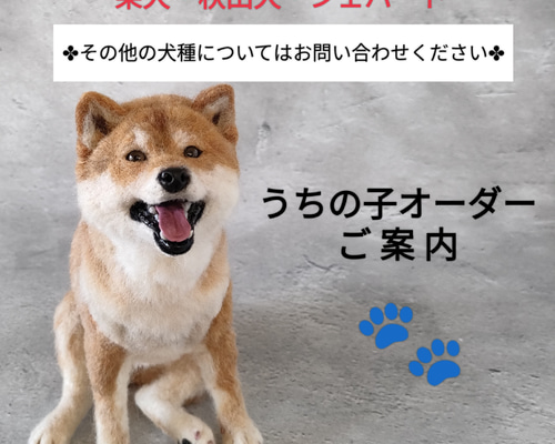 柴犬・秋田犬・シェパード】うちの子オーダーメイド 羊毛フェルト 羊毛
