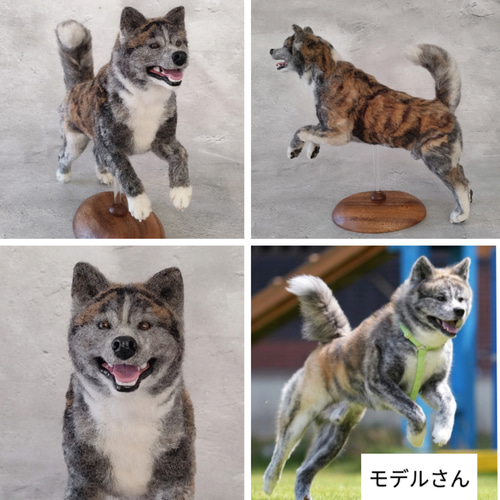 柴犬・秋田犬・シェパード】うちの子オーダーメイド 羊毛フェルト 羊毛