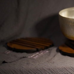 天然木の魚モチーフ 鍋敷き コースター 9枚目の画像