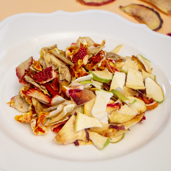 お試し1000円ひとくちドライフルーツミックス｜送料無料 フルーツティーやアイスのトッピングにも！ プチギフト 3枚目の画像