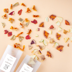 ヨーグルトにも紅茶にも◎ ひとくちドライフルーツミックス4袋セット｜送料無料 フルーツティー・アイスのトッピング 2枚目の画像