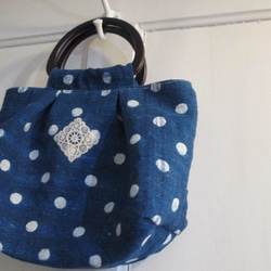 リバティ アレキサンダーマーブル Le Poire sac tote-fronce 巾着