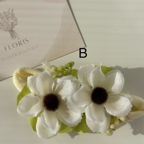 フラワー ヘアゴム ベビーヘアゴム ベビー ヘアバンド キッズ 女の子