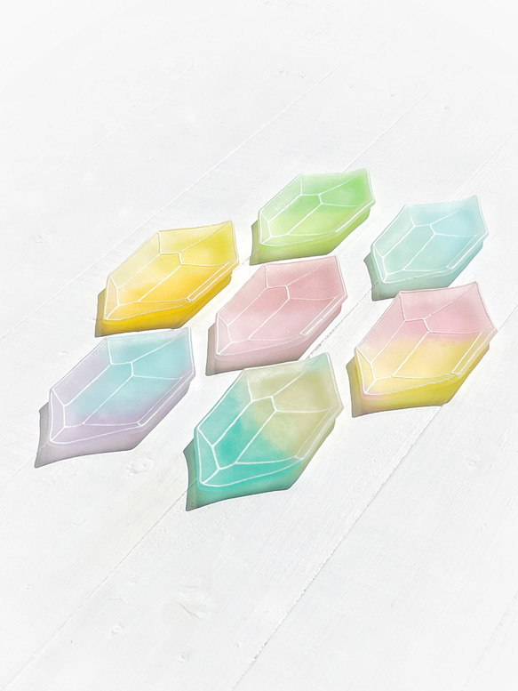 新作☆宝石のプレート☆ ご注文前に在庫があるか『質問』でお尋ねください 2枚目の画像