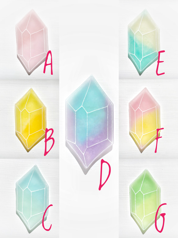 新作☆宝石のプレート☆ ご注文前に在庫があるか『質問』でお尋ねください 3枚目の画像