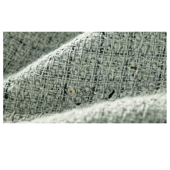 ウール混紡上質なテクスチャーのショートジャケット。きれいめなショートシルエット。#778 7枚目の画像