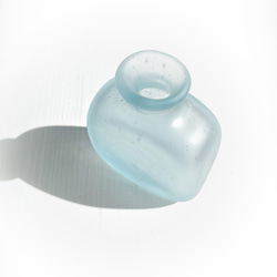 ブリキ色のボトル/フロスト (一点物)☆ご注文前に在庫があるかメッセージでお尋ねください 3枚目の画像