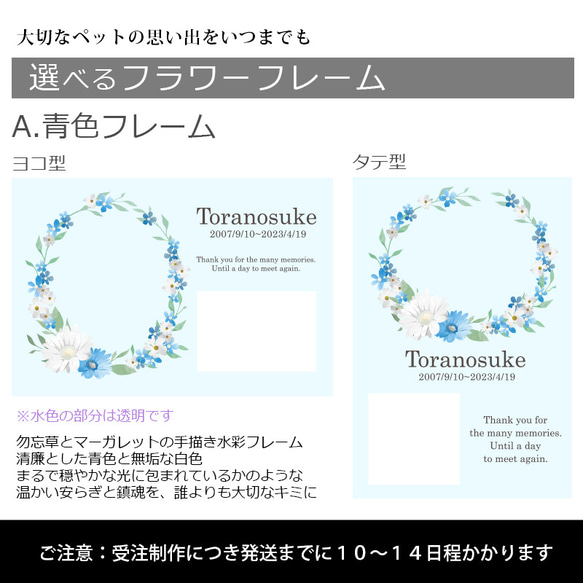 送料無料｜オーダーメイド-ペットメモリアル｜アクリルブロック 猫 犬 遺影 5枚目の画像