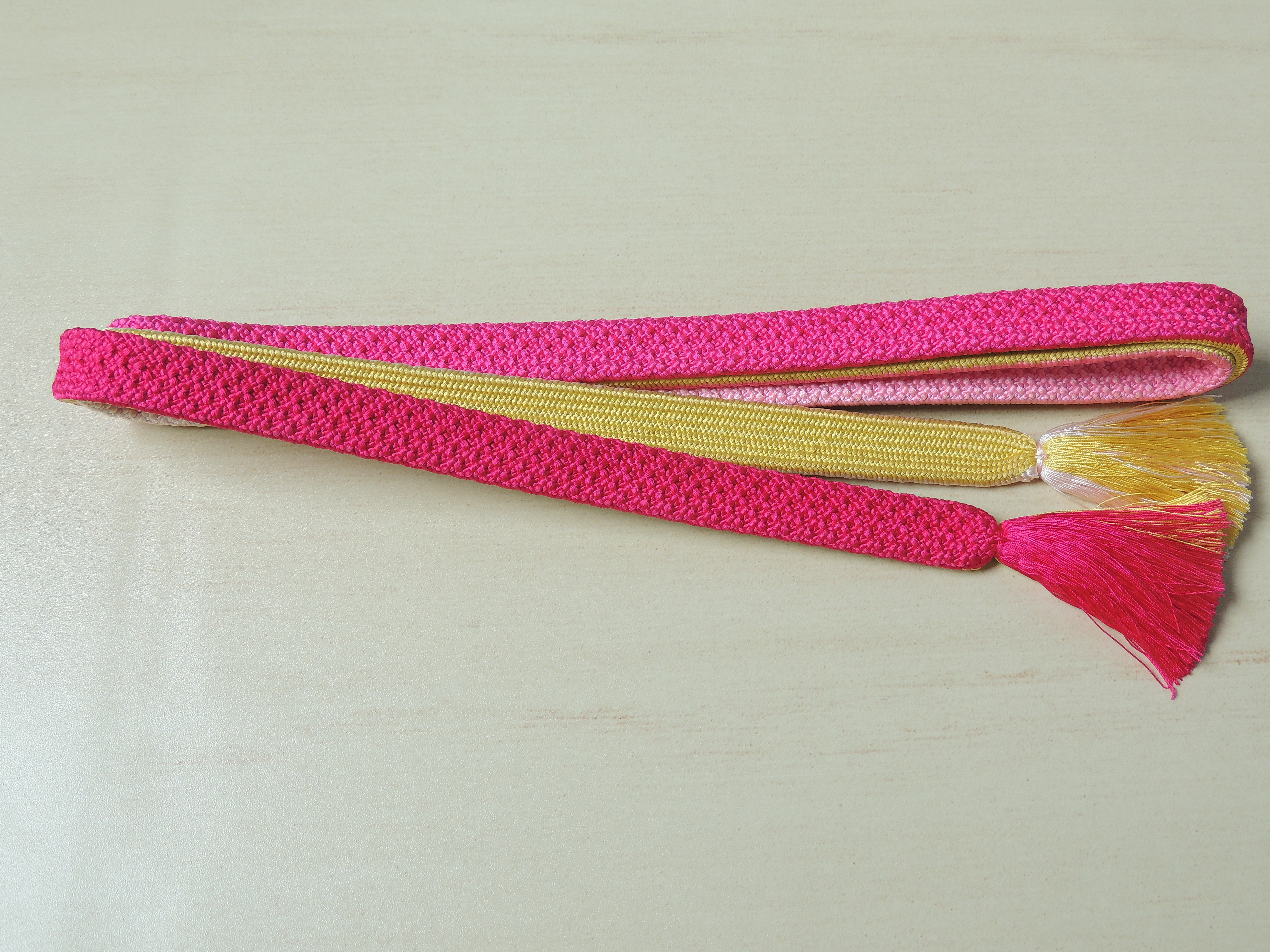 正絹手組 組紐　帯締め（綾高麗）